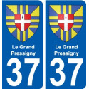 37 Penmarch blason autocollant plaque stickers ville