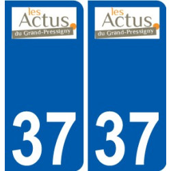 37 Penmarch logo autocollant plaque stickers ville