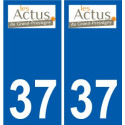 37 Penmarch logo adesivo piastra adesivi città