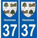 37 Penmarch coat of arms sticker plate stickers city