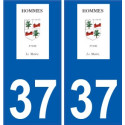 37 Penmarch logo aufkleber typenschild aufkleber stadt