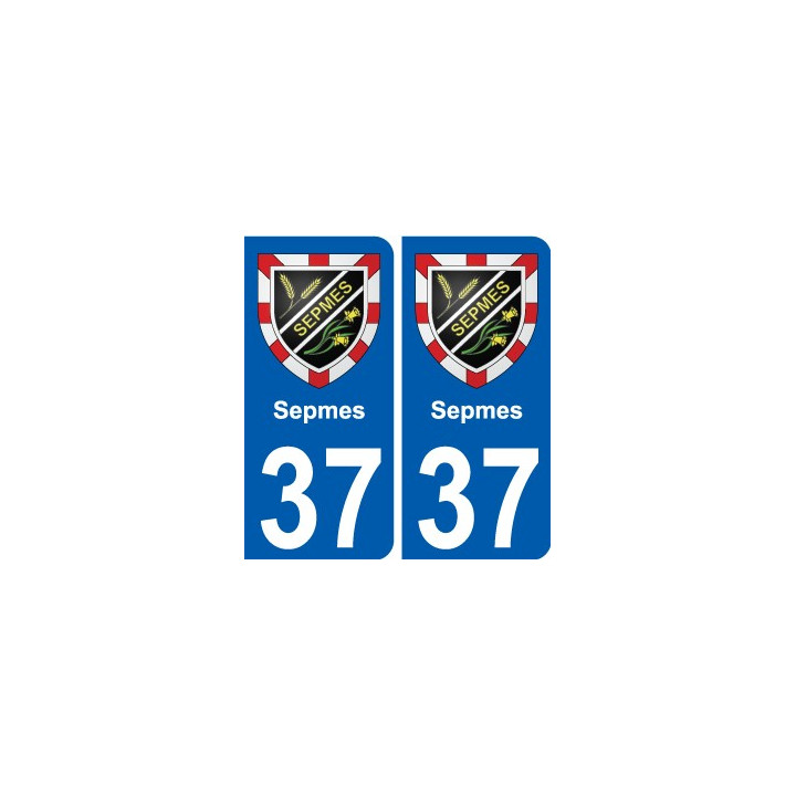 37 Penmarch coat of arms sticker plate stickers city