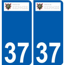 37 Penmarch logo autocollant plaque stickers ville