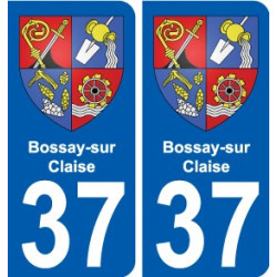37 Penmarch escudo de armas de la etiqueta engomada de la placa de pegatinas de la ciudad