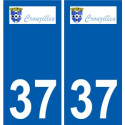 37 Penmarch logo adesivo piastra adesivi città