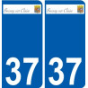 37 Penmarch logo sticker plate stickers city