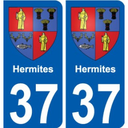 37 Penmarch escudo de armas de la etiqueta engomada de la placa de pegatinas de la ciudad