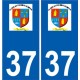 37 Penmarch logo sticker plate stickers city