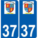 37 Penmarch logo aufkleber typenschild aufkleber stadt