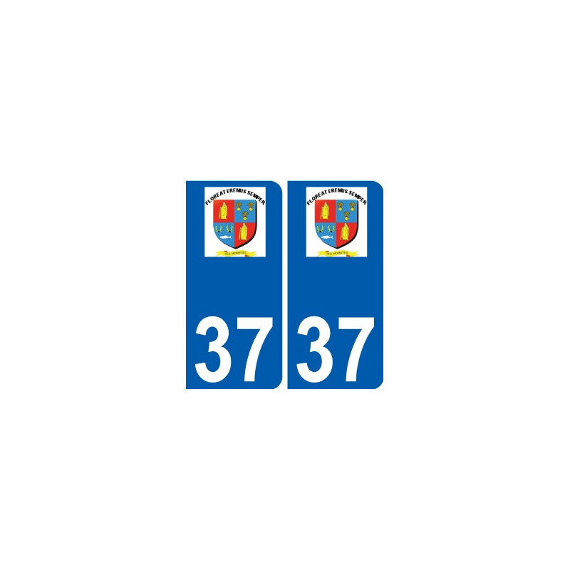 37 Penmarch logo sticker plate stickers city