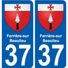 37 Penmarch coat of arms sticker plate stickers city