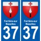 37 Penmarch blason autocollant plaque stickers ville