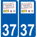 37 Penmarch logo aufkleber typenschild aufkleber stadt