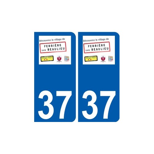 37 Penmarch logo autocollant plaque stickers ville