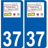 37 Penmarch logo sticker plate stickers city