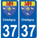 37 Penmarch stemma adesivo piastra adesivi città