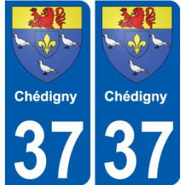 37 Penmarch coat of arms sticker plate stickers city