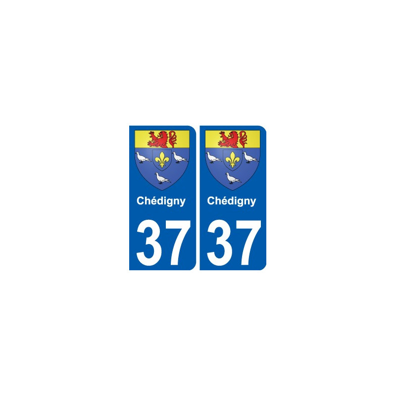 37 Penmarch coat of arms sticker plate stickers city