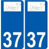 37 Penmarch logo sticker plate stickers city