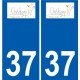 37 Penmarch logo sticker plate stickers city
