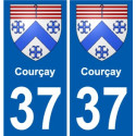 37 Penmarch blason autocollant plaque stickers ville
