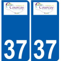 37 Penmarch logo sticker plate stickers city
