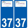37 Penmarch logo sticker plate stickers city
