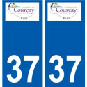 37 Penmarch logo sticker plate stickers city