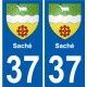 37 Penmarch blason autocollant plaque stickers ville