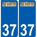 37 Penmarch logo autocollant plaque stickers ville