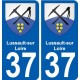 37 Penmarch blason autocollant plaque stickers ville