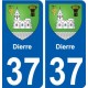 37 Penmarch wappen aufkleber typenschild aufkleber stadt