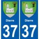 37 Penmarch stemma adesivo piastra adesivi città