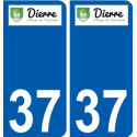 37 Penmarch logo autocollant plaque stickers ville
