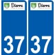 37 Penmarch logo sticker plate stickers city