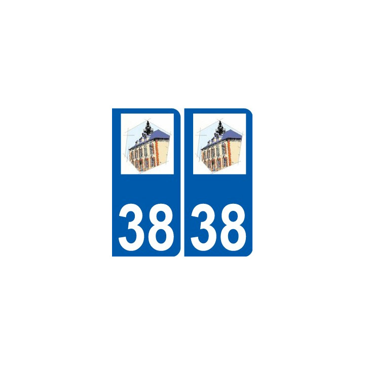 38 Penmarch logo sticker plate stickers city