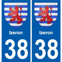 38 Penmarch stemma adesivo piastra adesivi città