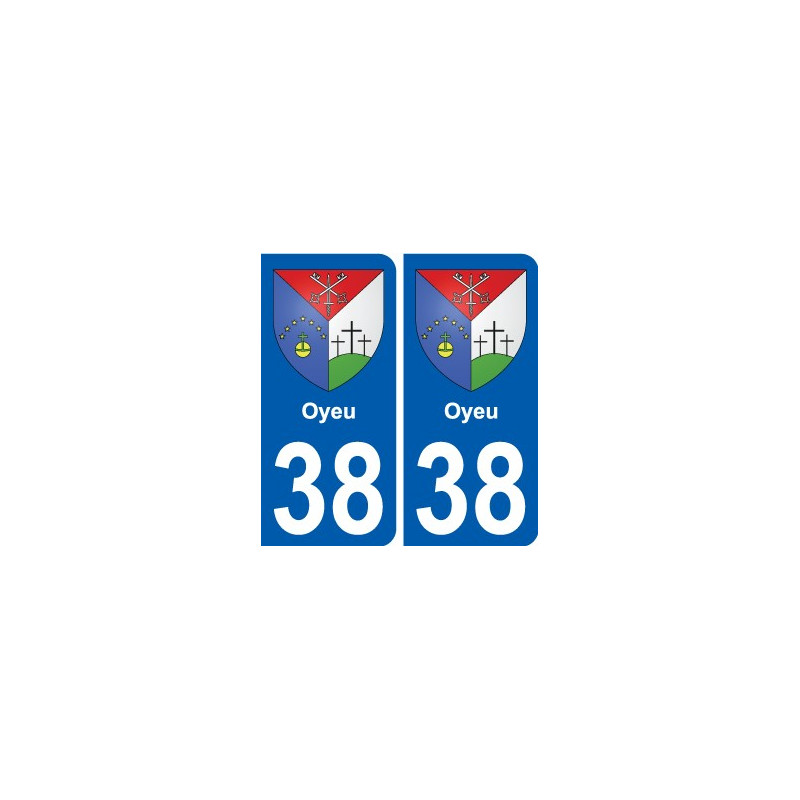 38 Penmarch escudo de armas de la etiqueta engomada de la placa de pegatinas de la ciudad