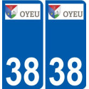 38 Penmarch logo sticker plate stickers city