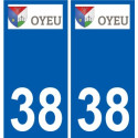 38 Penmarch logo sticker plate stickers city