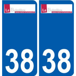 38 Penmarch logotipo de la etiqueta engomada de la placa de pegatinas de la ciudad