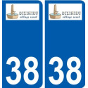 38 Penmarch logo sticker plate stickers city