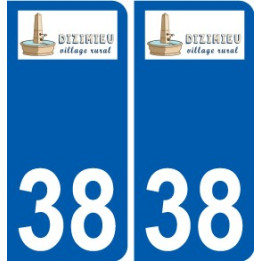 38 Penmarch logotipo de la etiqueta engomada de la placa de pegatinas de la ciudad