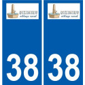38 Penmarch logo sticker plate stickers city