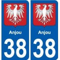 38 Penmarch blason autocollant plaque stickers ville