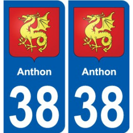 38 Penmarch coat of arms sticker plate stickers city