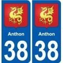 38 Penmarch blason autocollant plaque stickers ville