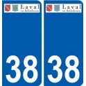 38 Penmarch logo autocollant plaque stickers ville