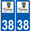 38 Penmarch logo adesivo piastra adesivi città