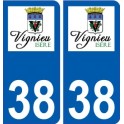 38 Penmarch logo autocollant plaque stickers ville